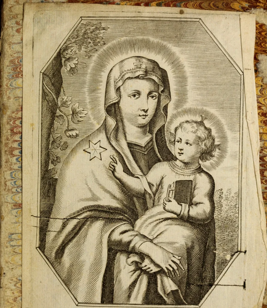 An illustration from Livre de plain chant pour la commnauté de Madame le maire, 1698, leaf 368