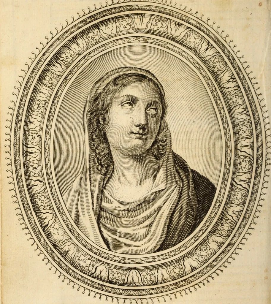 An illustration from Livre de plain chant pour la commnauté de Madame le maire, 1698, leaf 51