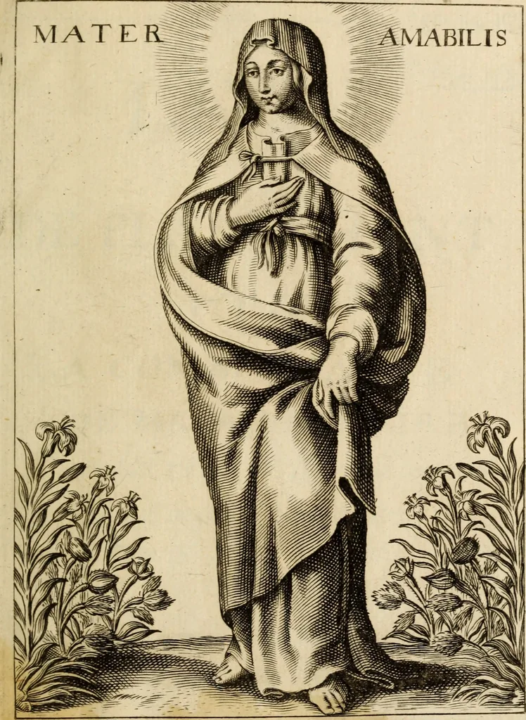 An illustration from Livre de plain chant pour la commnauté de Madame le maire, 1698, leaf 8