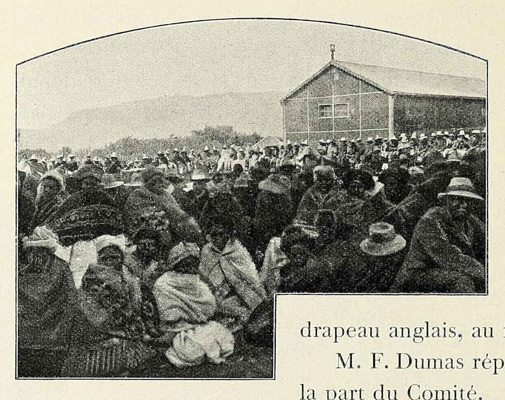 An illustration from Livre d'or de la mission du Lessouto. Soixante-quinze ans de l'histoire d'une tribu Sud-Africaine, 1833-1908, 1912, leaf 578