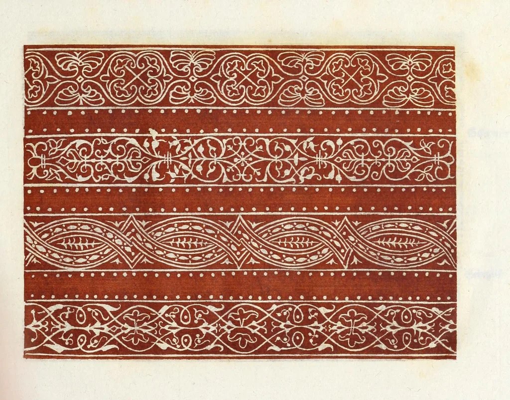An illustration from Livres a dentelles & dessins d'ornements, 1882, leaf 11