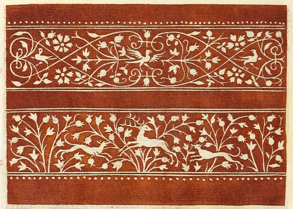 An illustration from Livres a dentelles & dessins d'ornements, 1882, leaf 14