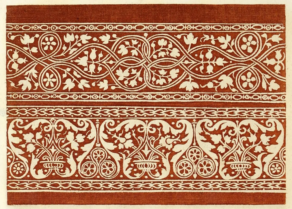 An illustration from Livres a dentelles & dessins d'ornements, 1882, leaf 18