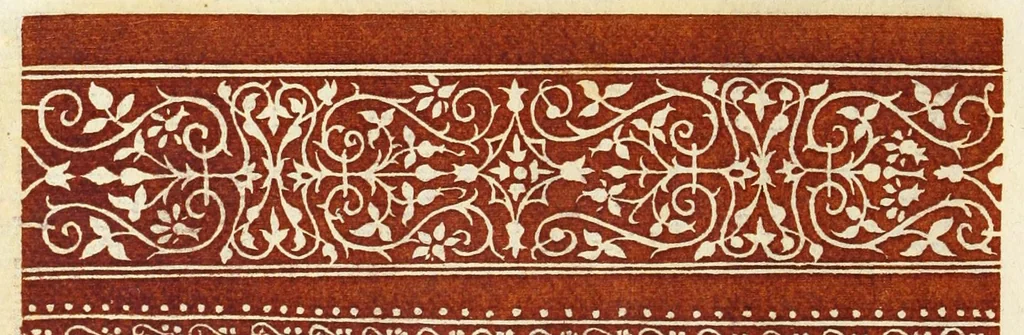 An illustration from Livres a dentelles & dessins d'ornements, 1882, leaf 20