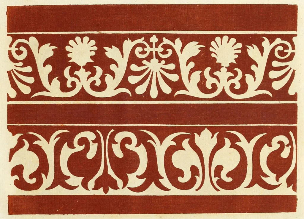 An illustration from Livres a dentelles & dessins d'ornements, 1882, leaf 31