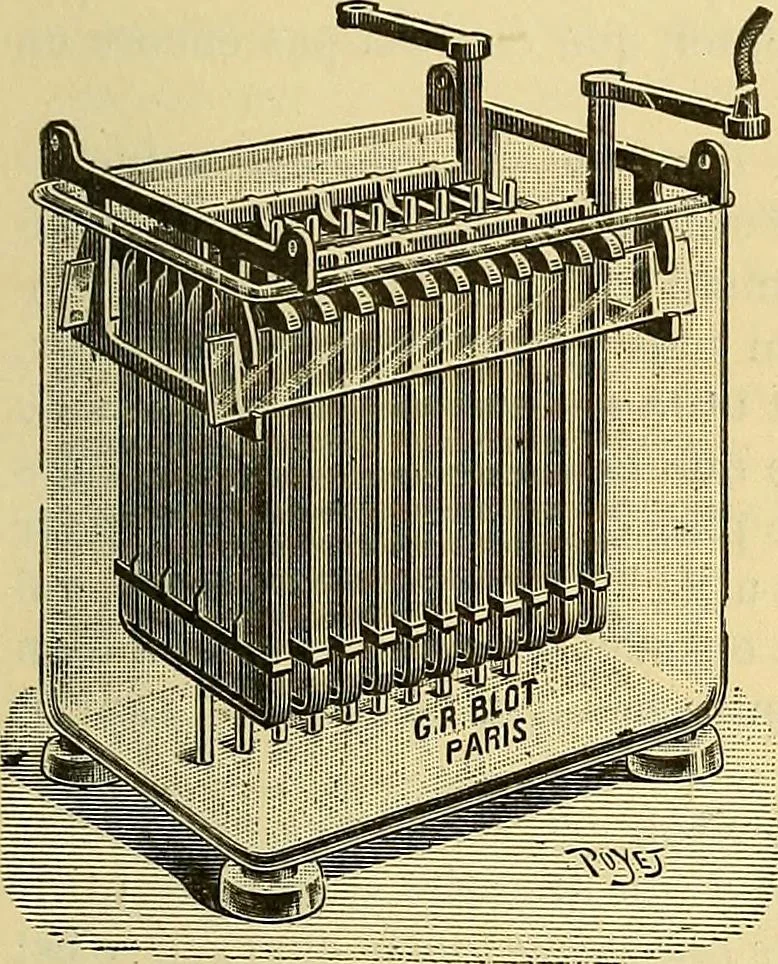 An illustration from L'électricité a la portée de tout le monde, 1906, leaf 146