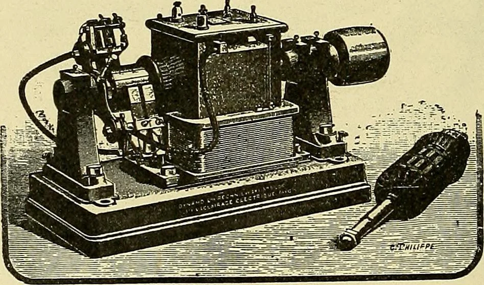 An illustration from L'électricité a la portée de tout le monde, 1906, leaf 217