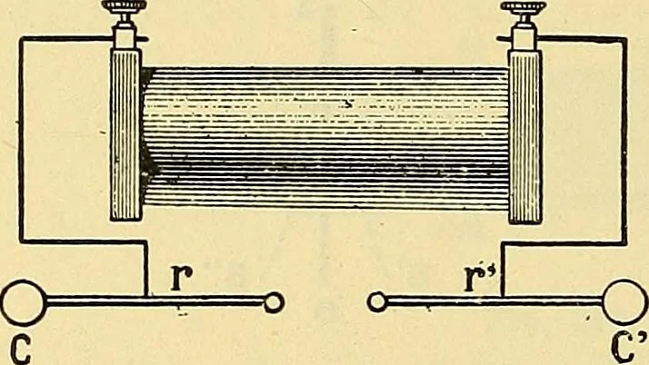 An illustration from L'électricité a la portée de tout le monde, 1906, leaf 383