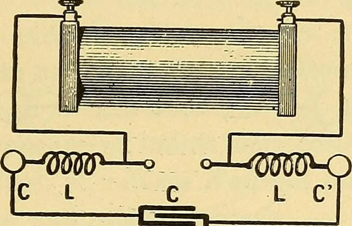 An illustration from L'électricité a la portée de tout le monde, 1906, leaf 384
