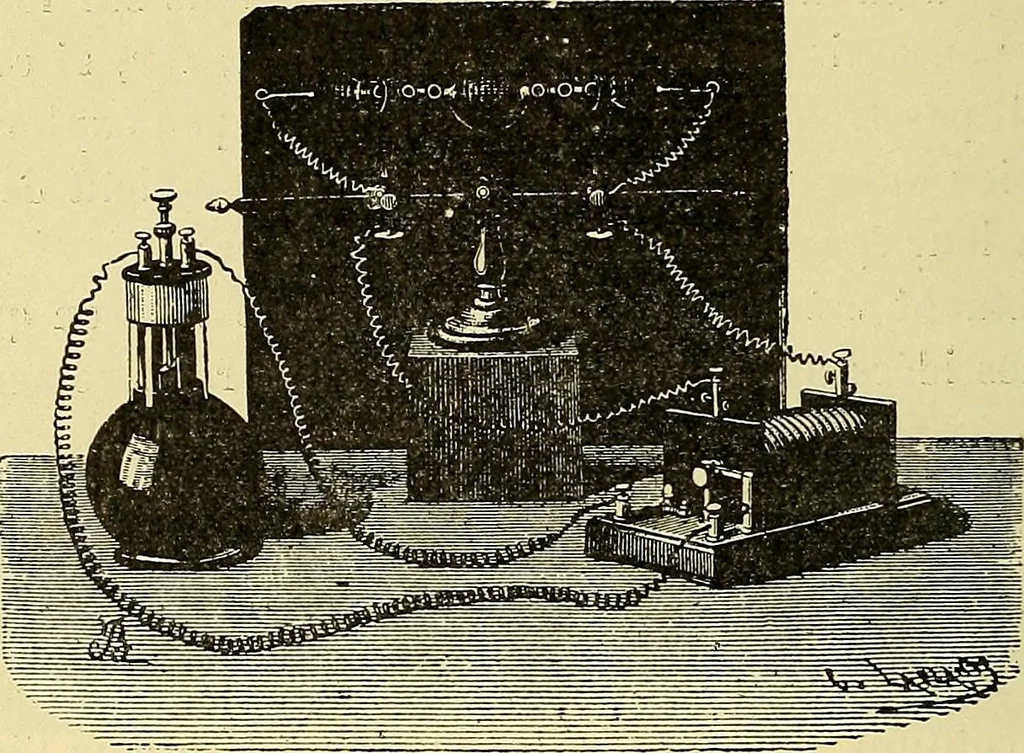 An illustration from L'électricité a la portée de tout le monde, 1906, leaf 397
