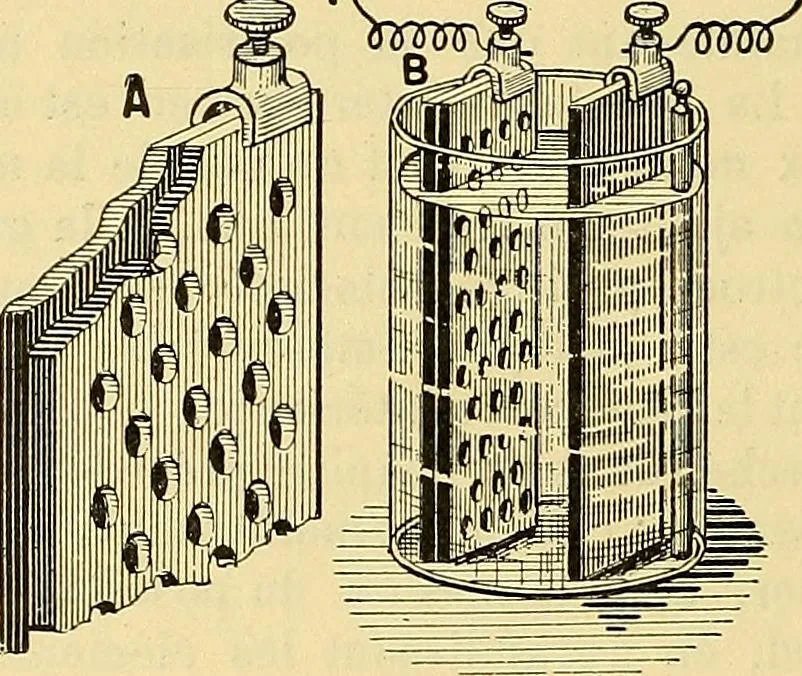 An illustration from L'électricité a la portée de tout le monde, 1906, leaf 79