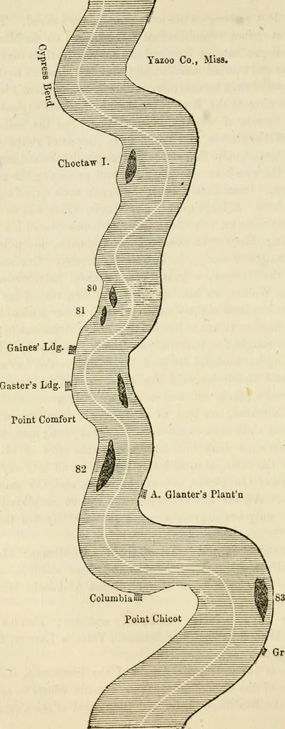 An illustration from Lloyd's steamboat directory, and disasters on the western waters, 1856, leaf 105