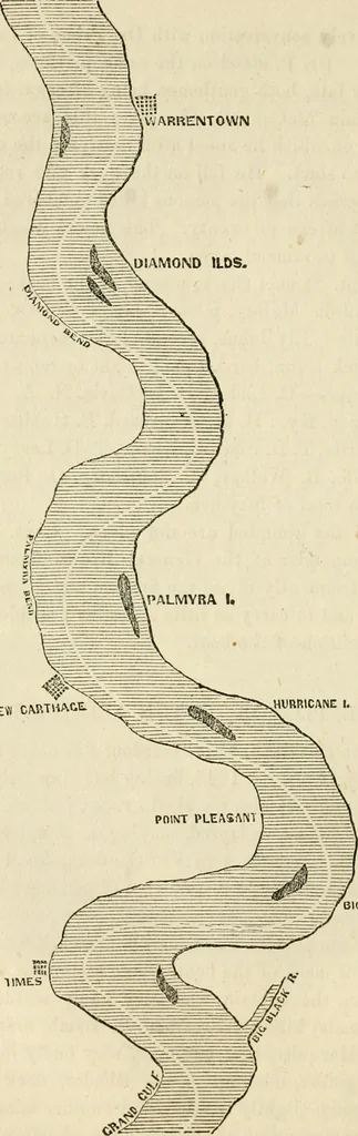 An illustration from Lloyd's steamboat directory, and disasters on the western waters, 1856, leaf 121