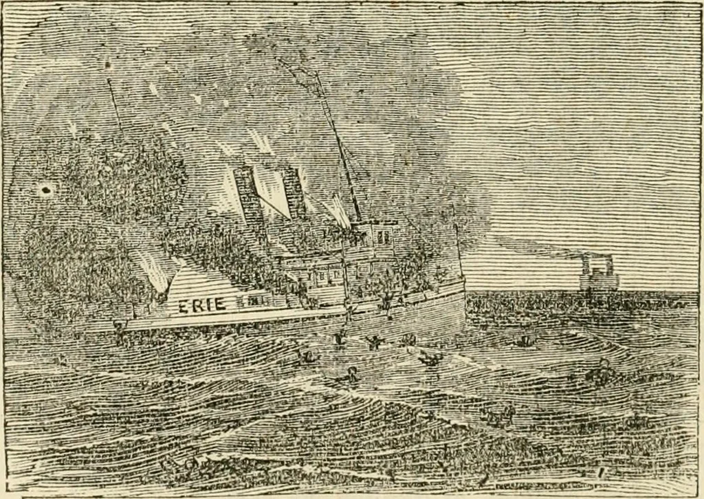 An illustration from Lloyd's steamboat directory, and disasters on the western waters, 1856, leaf 127