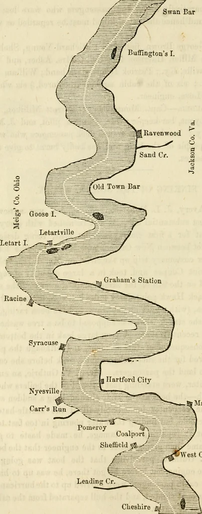 An illustration from Lloyd's steamboat directory, and disasters on the western waters, 1856, leaf 203