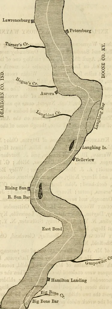 An illustration from Lloyd's steamboat directory, and disasters on the western waters, 1856, leaf 217