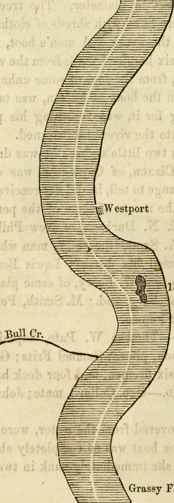 An illustration from Lloyd's steamboat directory, and disasters on the western waters, 1856, leaf 229