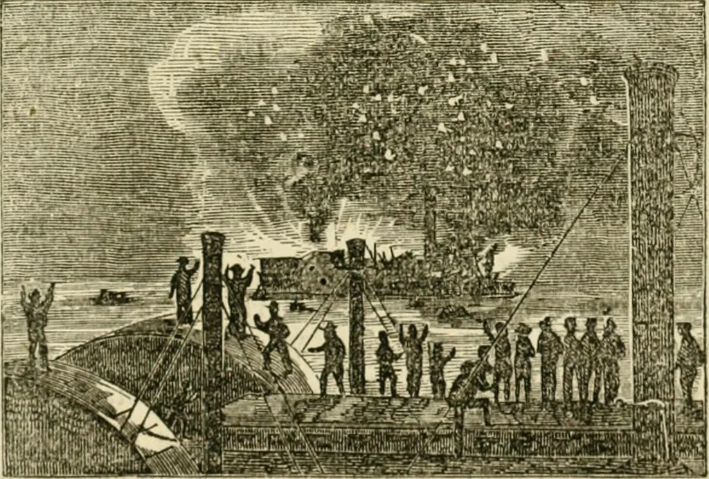 An illustration from Lloyd's steamboat directory, and disasters on the western waters, 1856, leaf 292