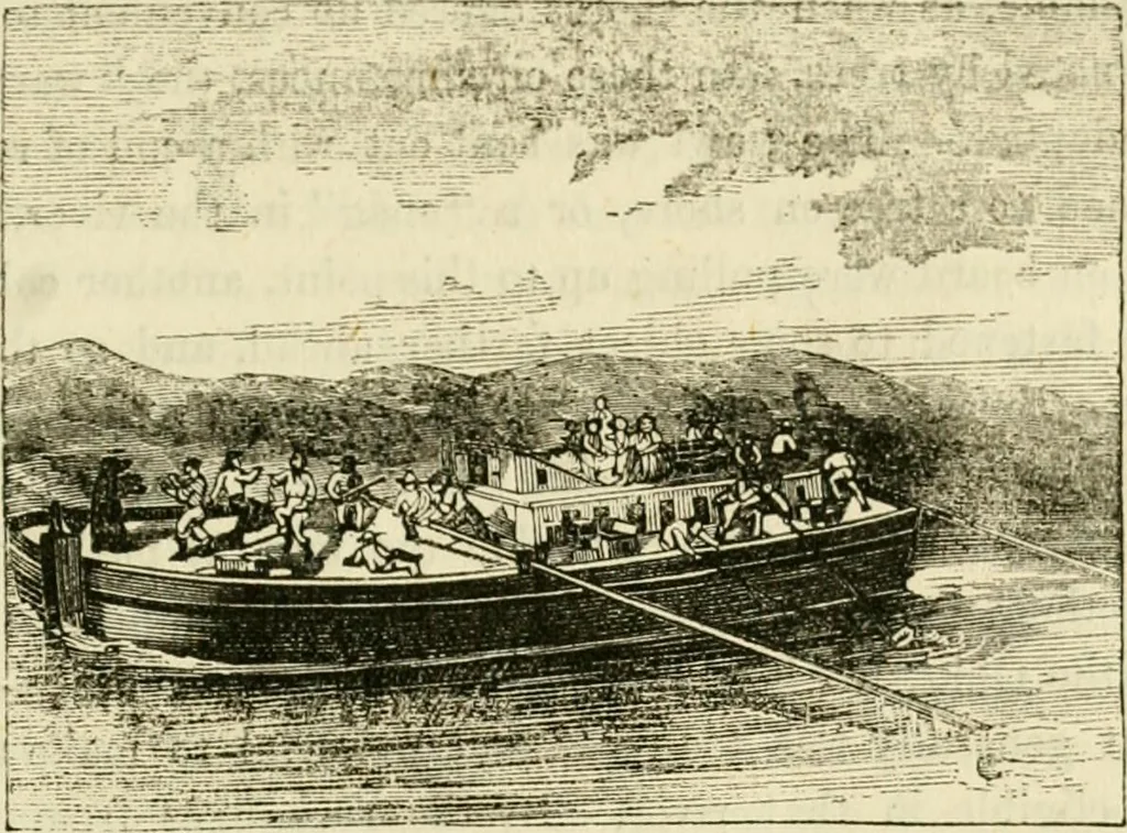 An illustration from Lloyd's steamboat directory, and disasters on the western waters, 1856, leaf 38