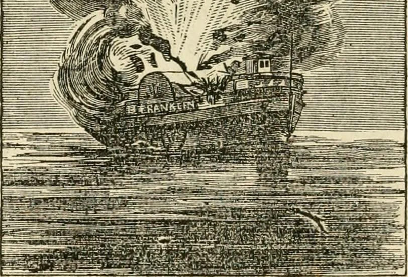 An illustration from Lloyd's steamboat directory, and disasters on the western waters, 1856, leaf 79