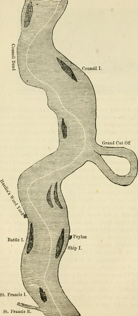 An illustration from Lloyd's steamboat directory, and disasters on the western waters, 1856, leaf 91