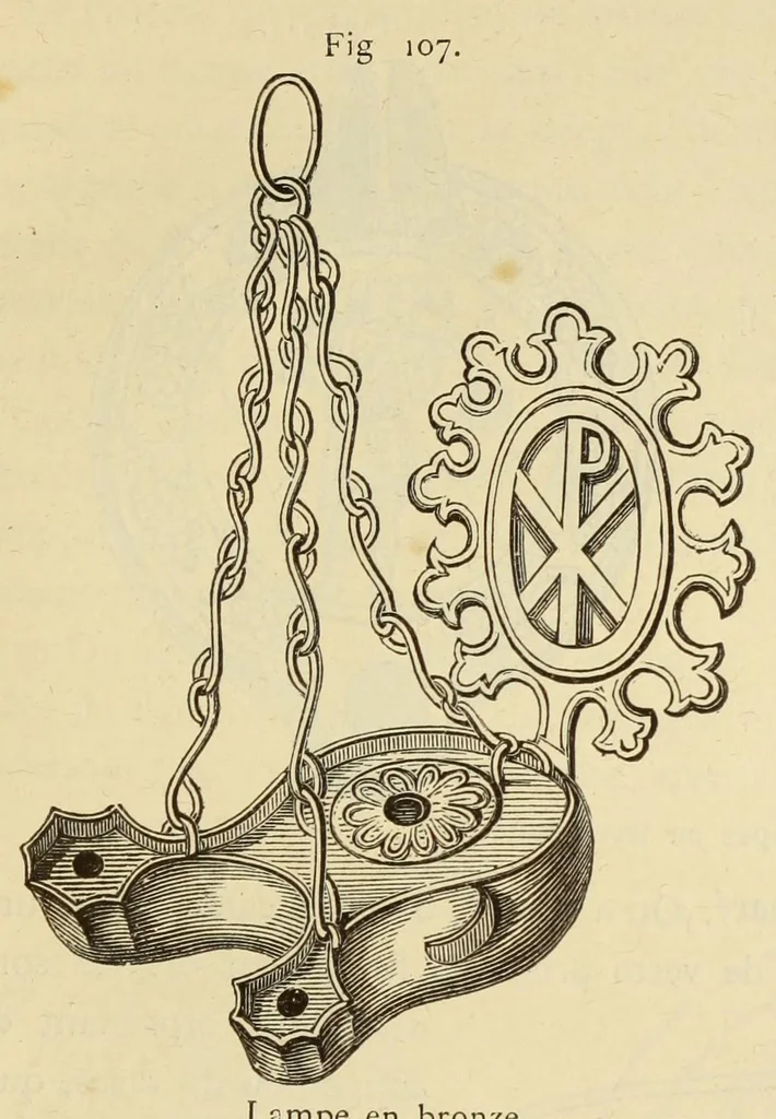 An illustration from Éléments d'archéologie chrétienne, 1885, leaf 119
