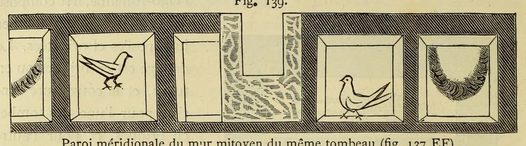 An illustration from Éléments d'archéologie chrétienne, 1885, leaf 140