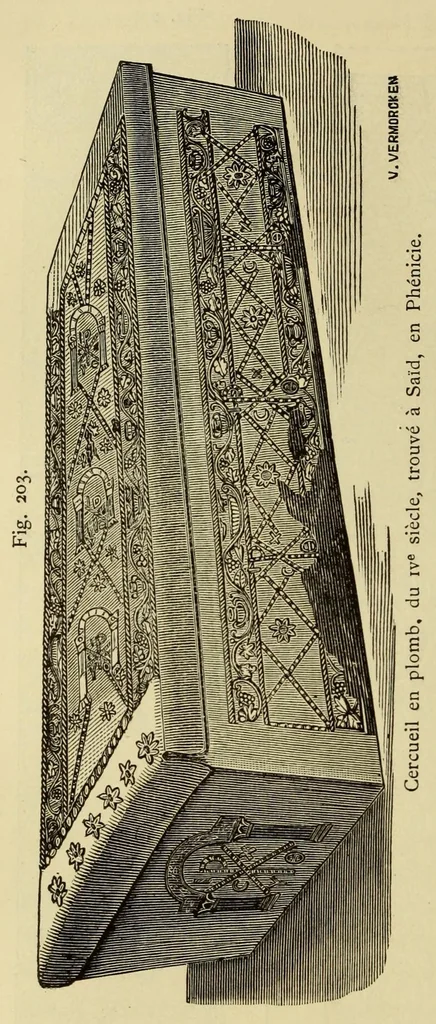 An illustration from Éléments d'archéologie chrétienne, 1885, leaf 216