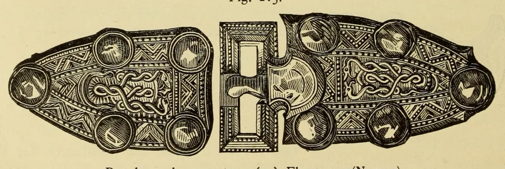 An illustration from Éléments d'archéologie chrétienne, 1885, leaf 226