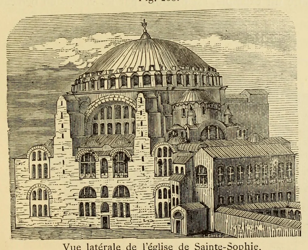 An illustration from Éléments d'archéologie chrétienne, 1885, leaf 305