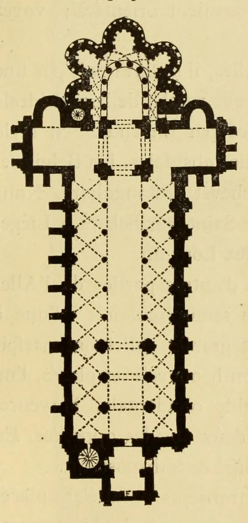 An illustration from Éléments d'archéologie chrétienne, 1885, leaf 359