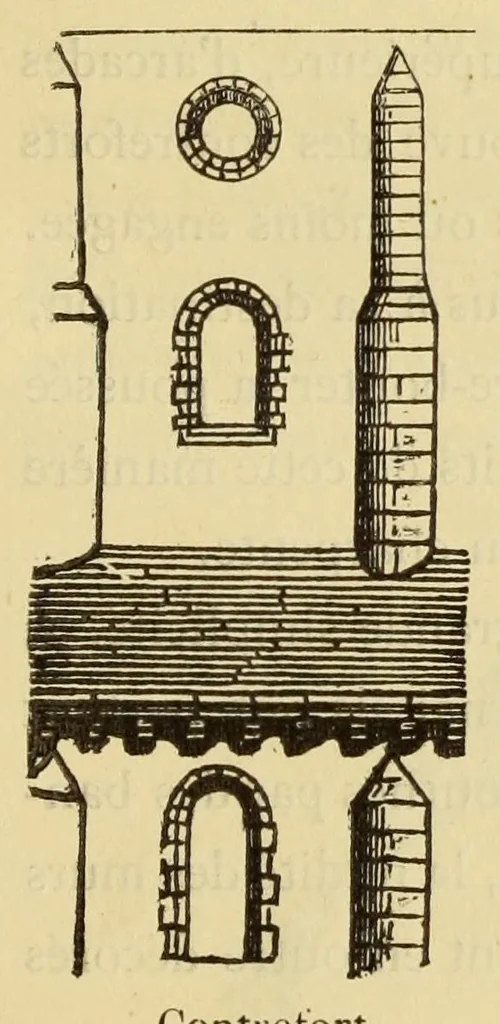 An illustration from Éléments d'archéologie chrétienne, 1885, leaf 411