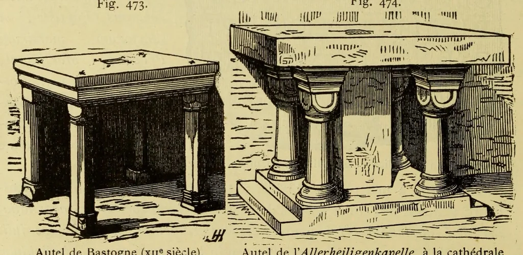 An illustration from Éléments d'archéologie chrétienne, 1885, leaf 434