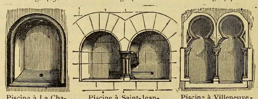An illustration from Éléments d'archéologie chrétienne, 1885, leaf 452