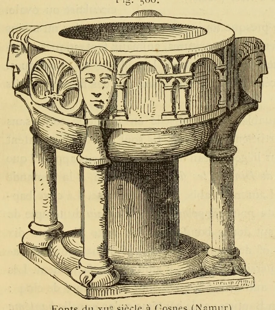 An illustration from Éléments d'archéologie chrétienne, 1885, leaf 463