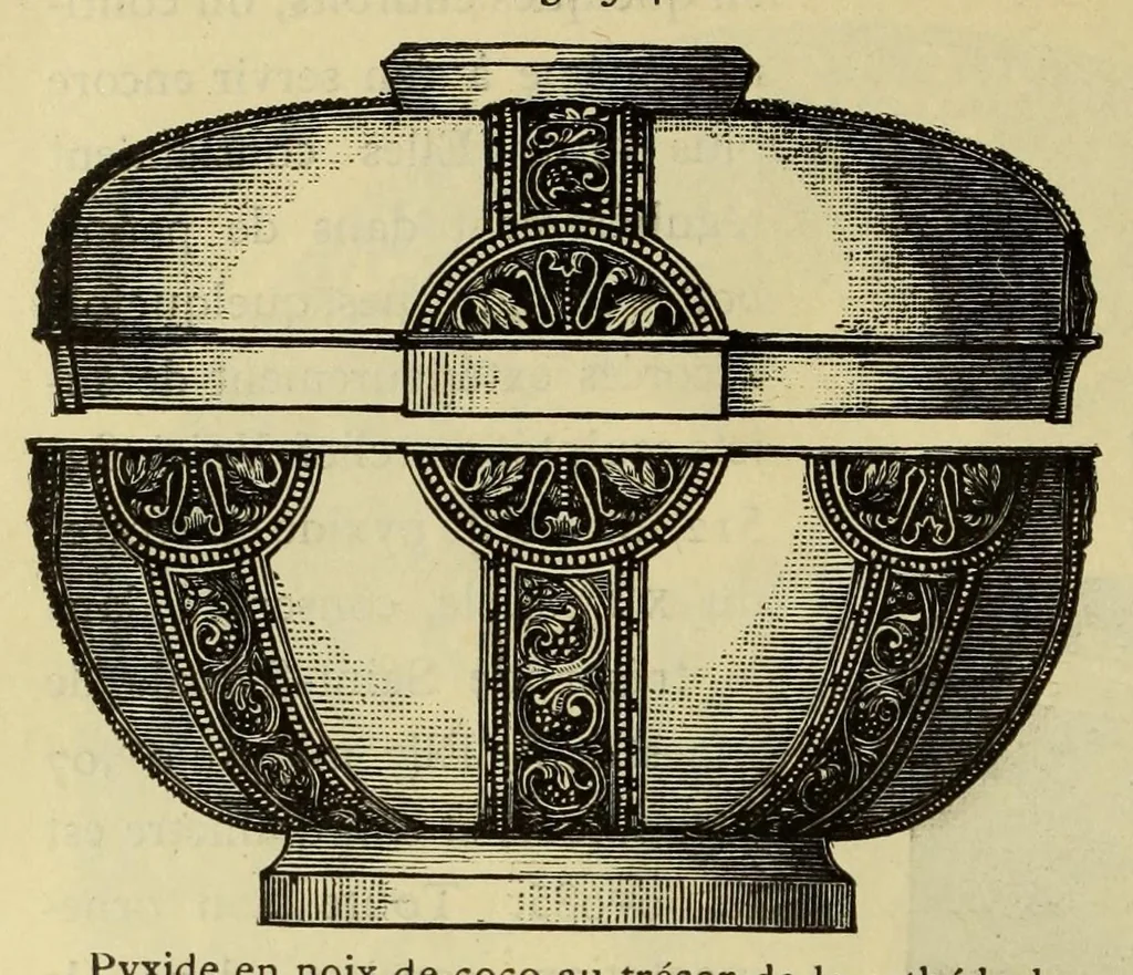 An illustration from Éléments d'archéologie chrétienne, 1885, leaf 482