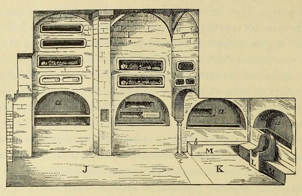 An illustration from Éléments d'archéologie chrétienne, 1885, leaf 54