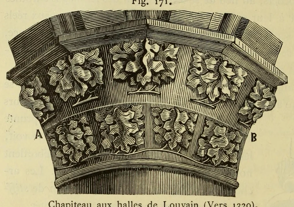 An illustration from Éléments d'archéologie chrétienne, 1885, leaf 136