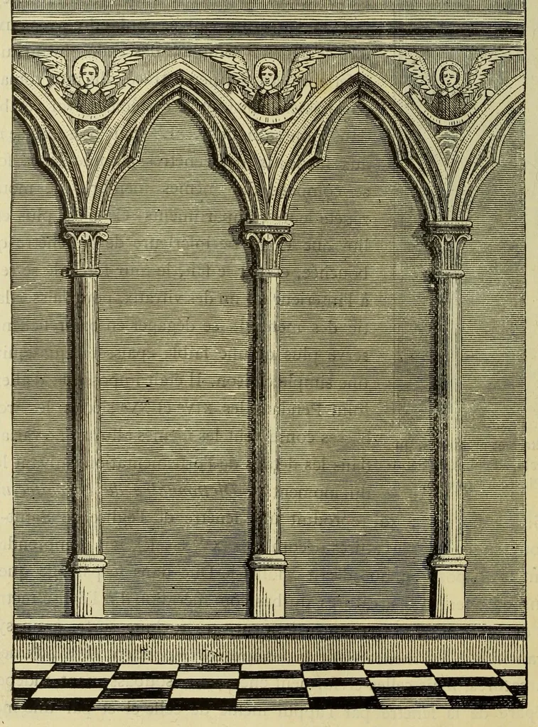 An illustration from Éléments d'archéologie chrétienne, 1885, leaf 146