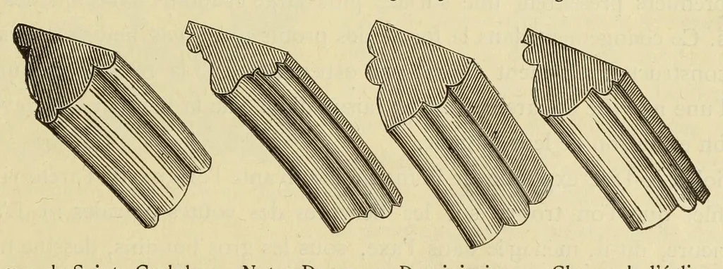 An illustration from Éléments d'archéologie chrétienne, 1885, leaf 165