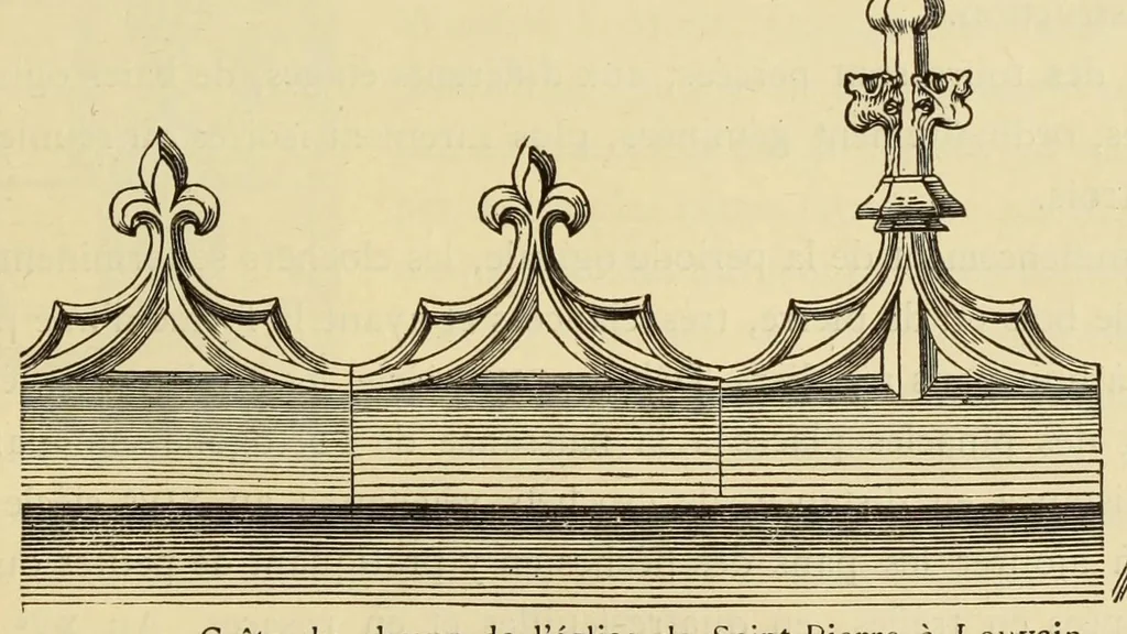 An illustration from Éléments d'archéologie chrétienne, 1885, leaf 185