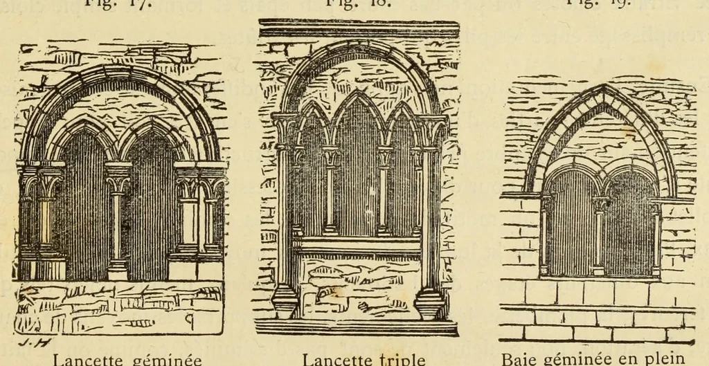 An illustration from Éléments d'archéologie chrétienne, 1885, leaf 19