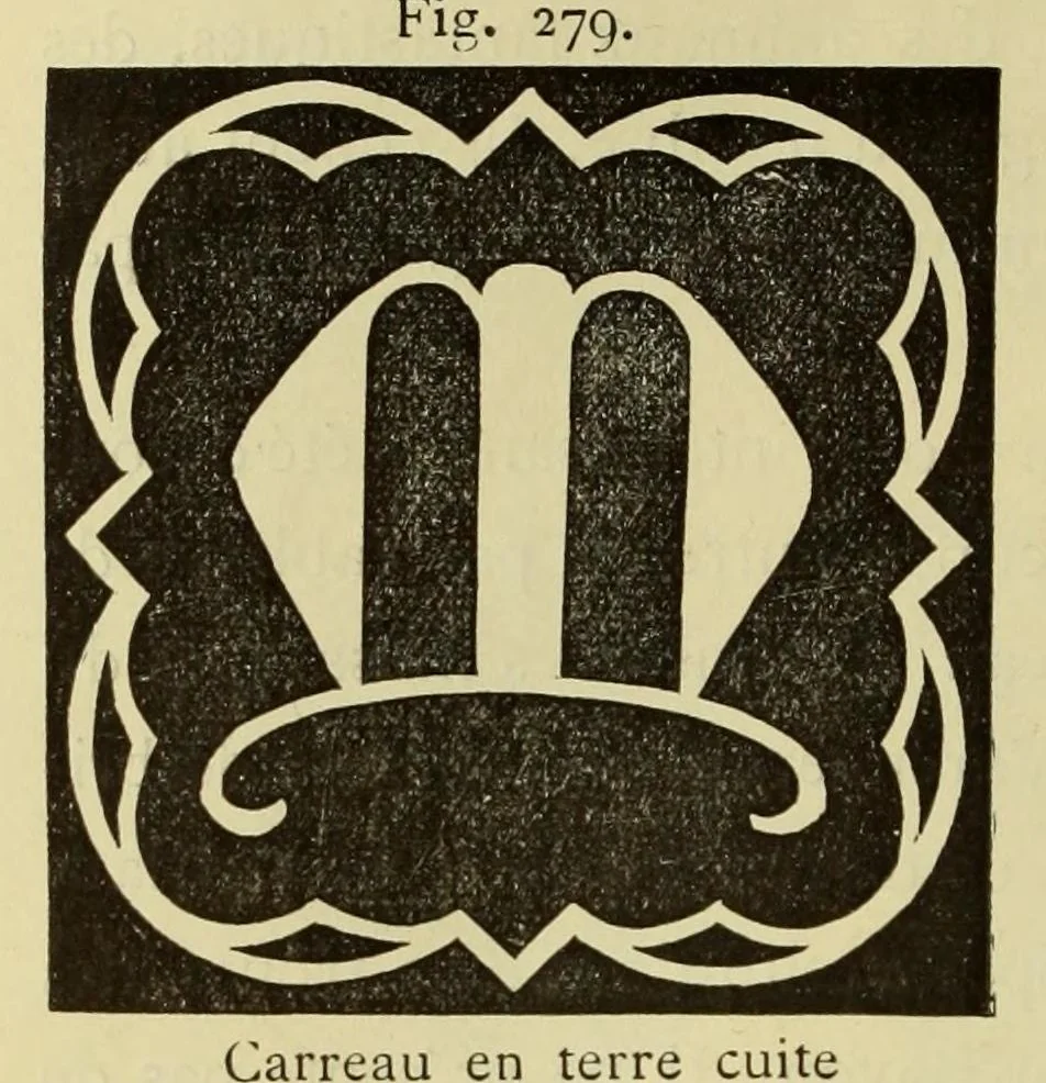 An illustration from Éléments d'archéologie chrétienne, 1885, leaf 200