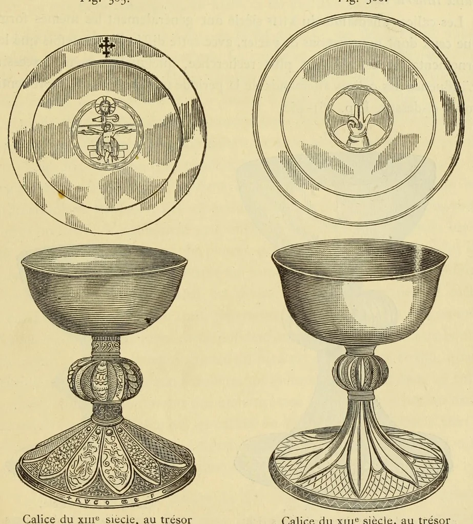 An illustration from Éléments d'archéologie chrétienne, 1885, leaf 335