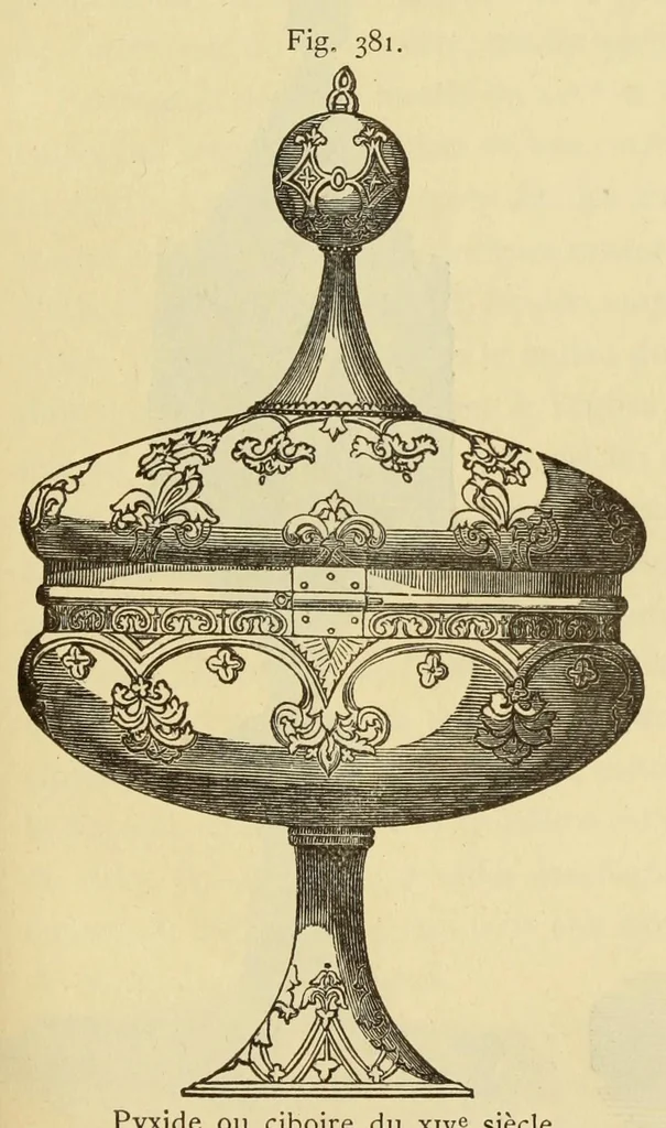 An illustration from Éléments d'archéologie chrétienne, 1885, leaf 343