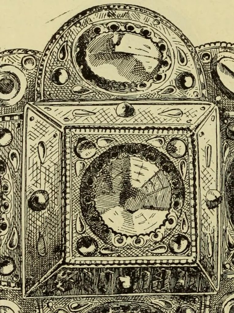 An illustration from Éléments d'archéologie chrétienne, 1885, leaf 396