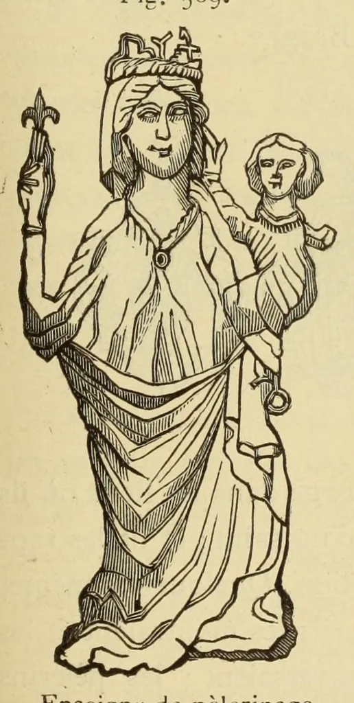 An illustration from Éléments d'archéologie chrétienne, 1885, leaf 465
