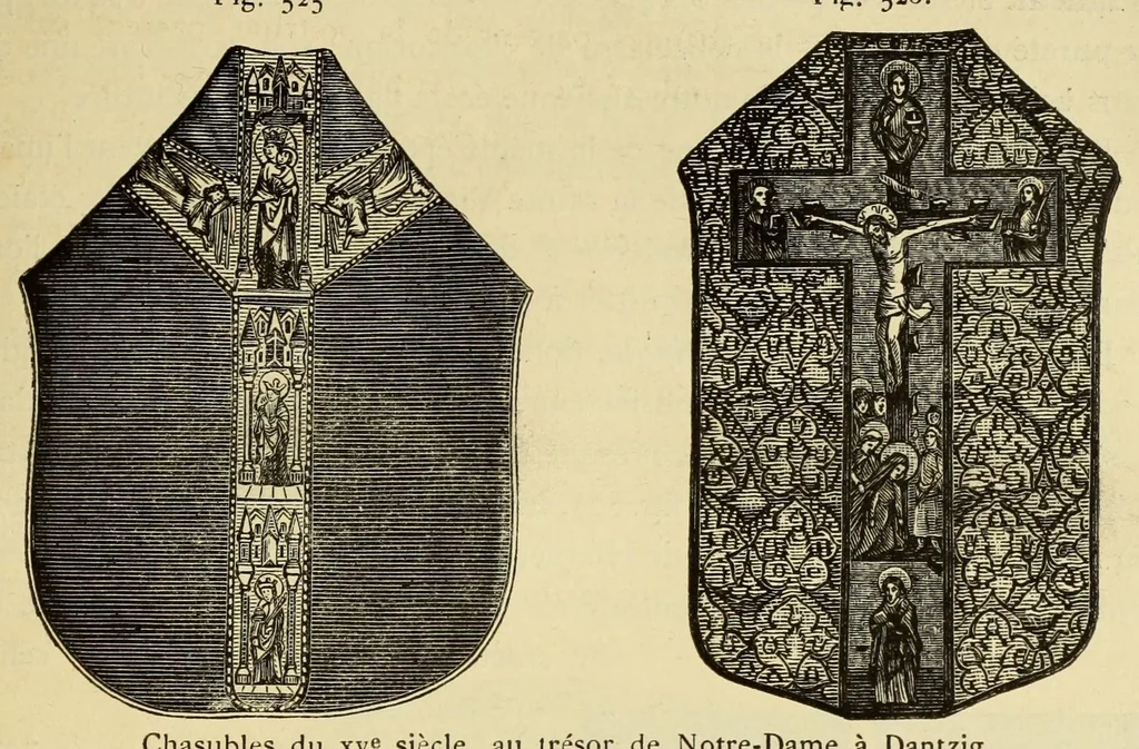 An illustration from Éléments d'archéologie chrétienne, 1885, leaf 481