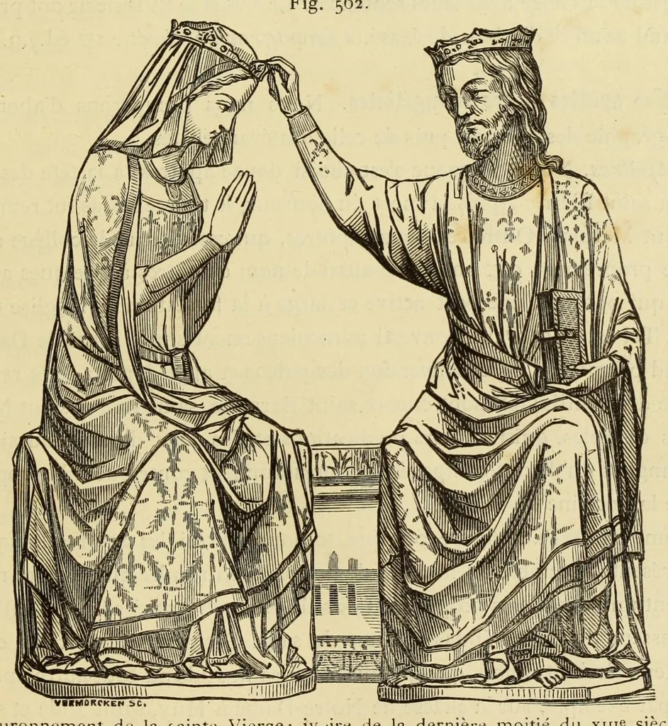 An illustration from Éléments d'archéologie chrétienne, 1885, leaf 527
