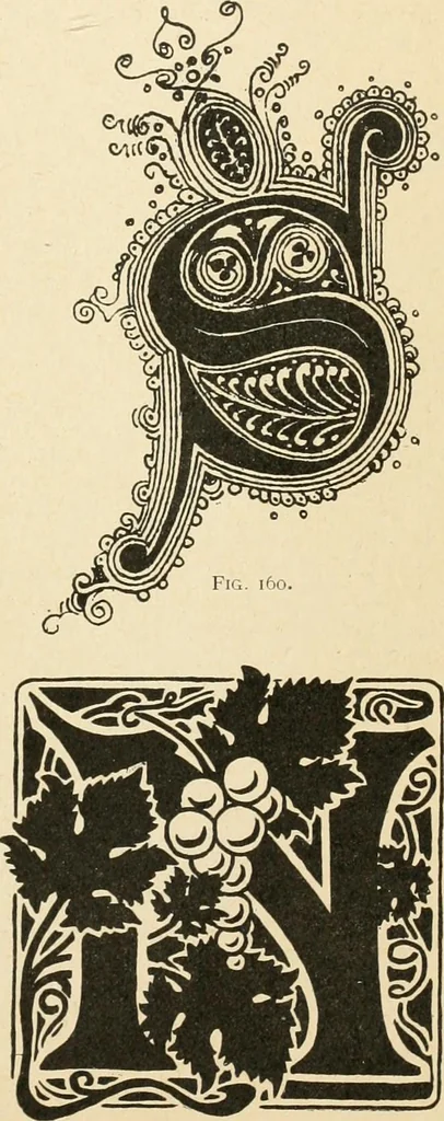 An illustration from Éléments de composition décorative; cent thêmes de décoration plane, 1912, leaf 102